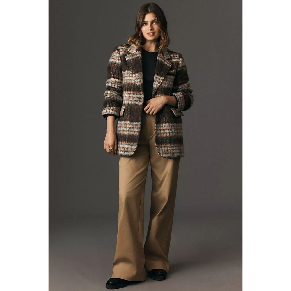 Maeve / Antropologie Brushed Plaid Blazer - Picture 2 of 10